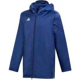 Adidas Core 18 Stadium Junior Kids Jacket Navy Blue Dw9198