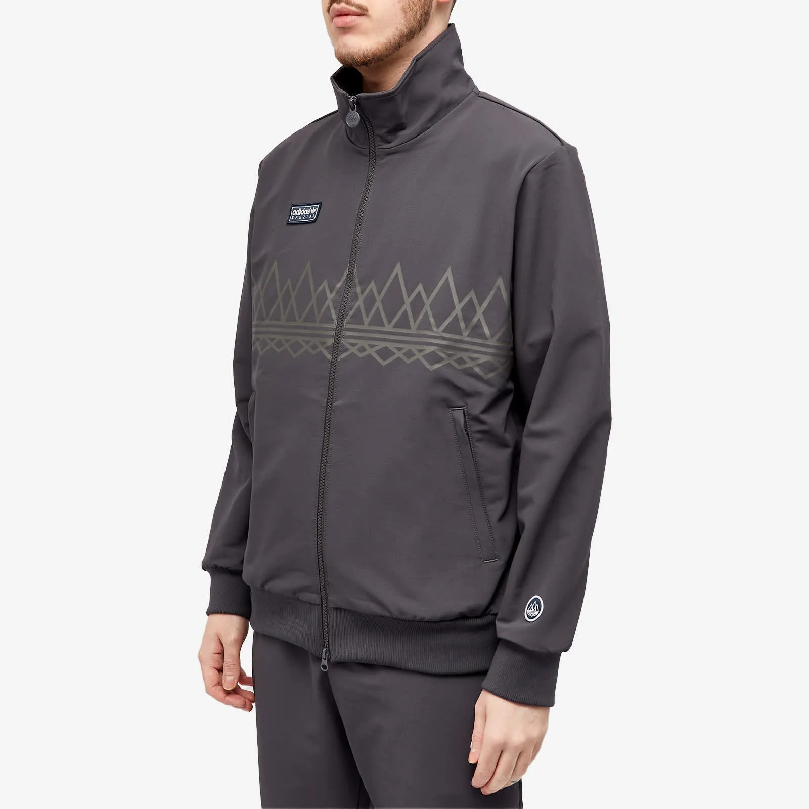 Adidas Spzl Suddell Track Top in Utility Black