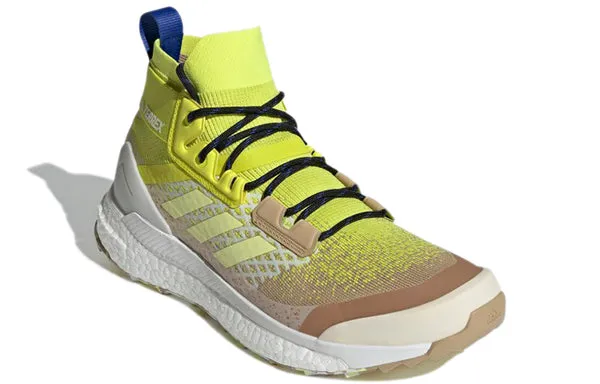 adidas Terrex Free Hiker Primeblue 'Pulse Yellow Beige Tone' Sneakers, Yellow