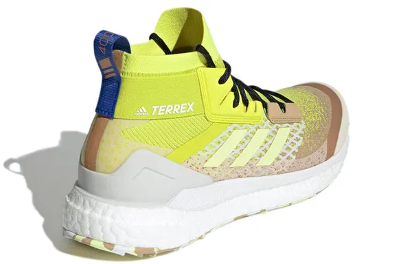 adidas Terrex Free Hiker Primeblue 'Pulse Yellow Beige Tone' Sneakers, Yellow