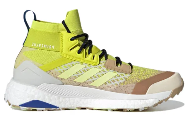 adidas Terrex Free Hiker Primeblue 'Pulse Yellow Beige Tone' Sneakers, Yellow