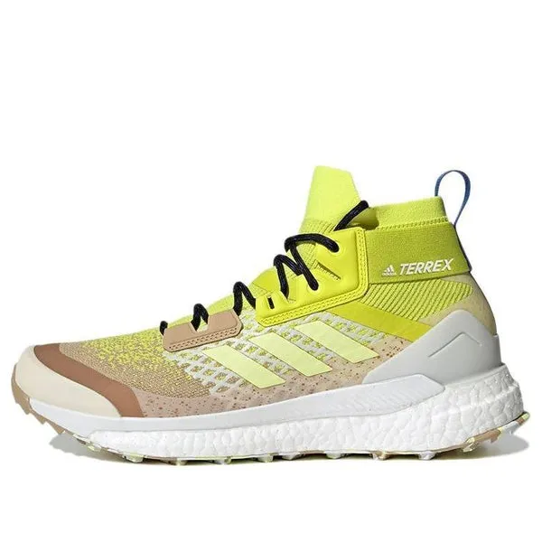 adidas Terrex Free Hiker Primeblue 'Pulse Yellow Beige Tone' Sneakers, Yellow