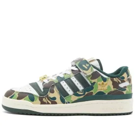 Adidas x Bape Forum 84 Low sneakers, white/green