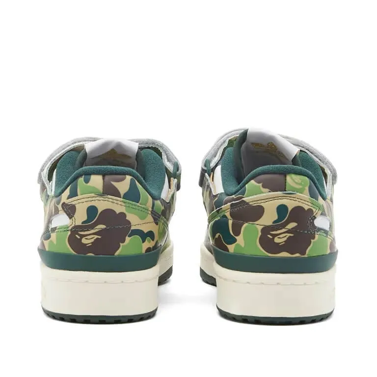 Adidas x Bape Forum 84 Low sneakers, white/green