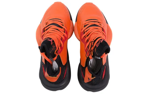 adidas Y-3 Kaiwa 'Icon Orange' Sneakers, Black