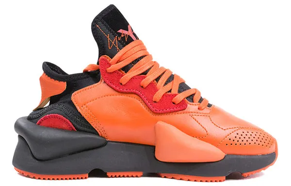 adidas Y-3 Kaiwa 'Icon Orange' Sneakers, Black