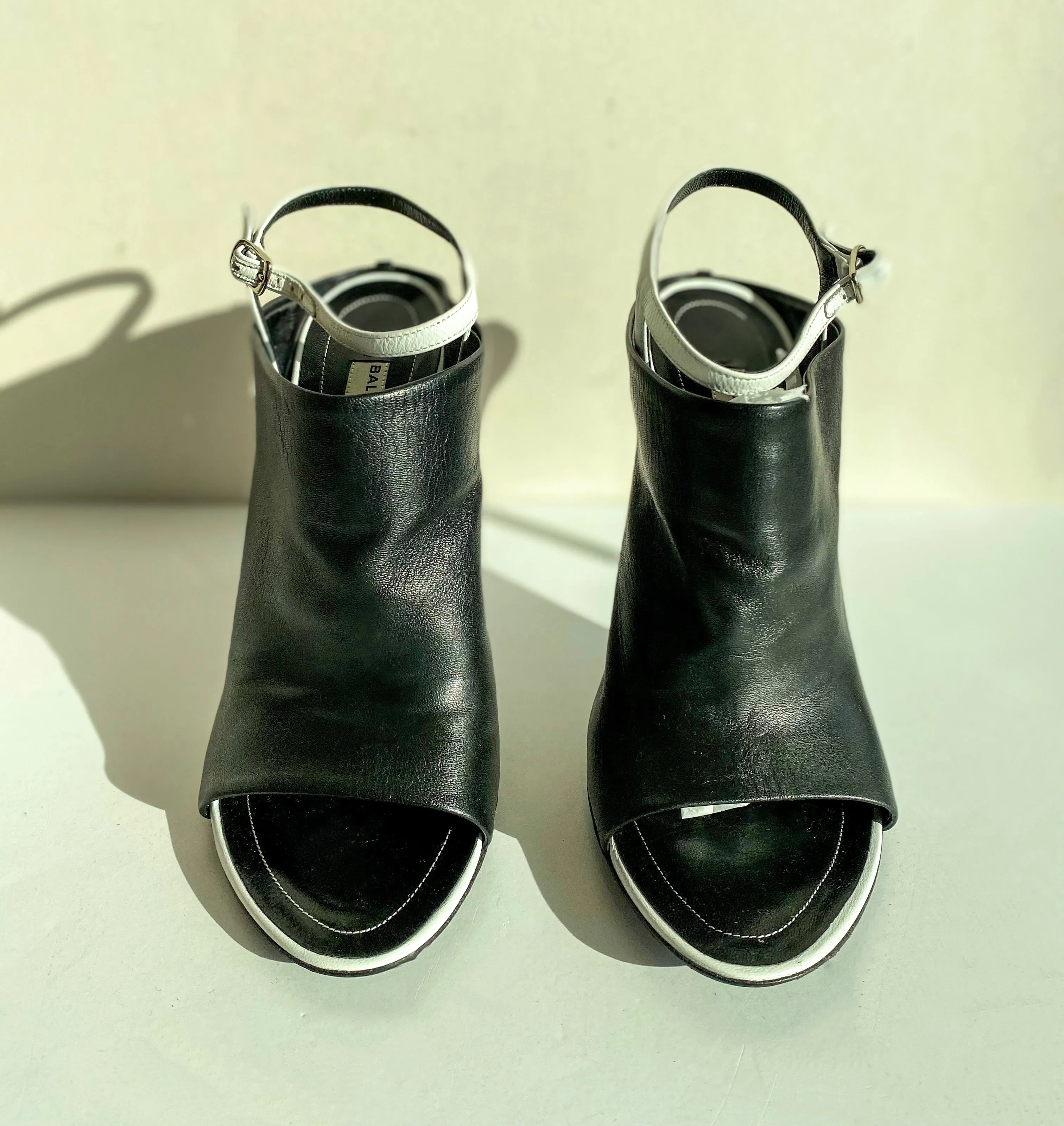 Balenciaga Leather Mules