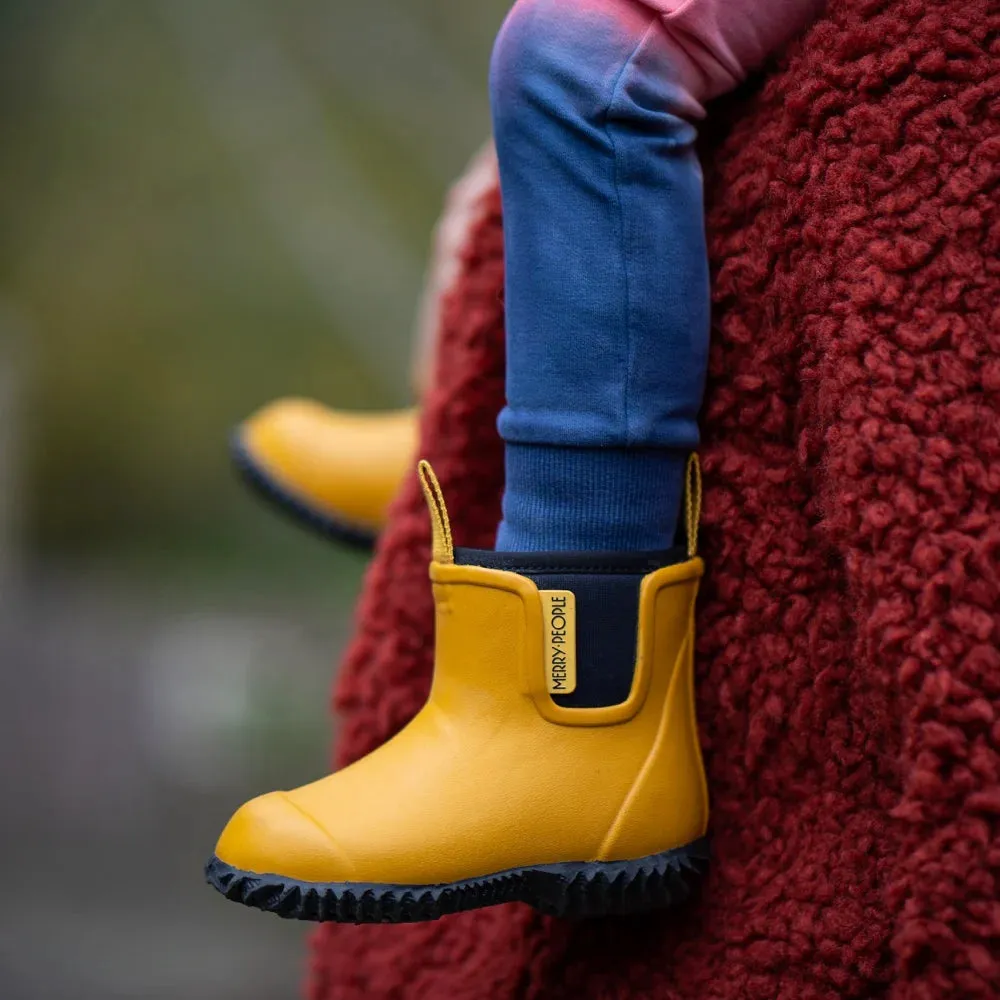 Bobbi Kids Rain Boot // Mustard Yellow