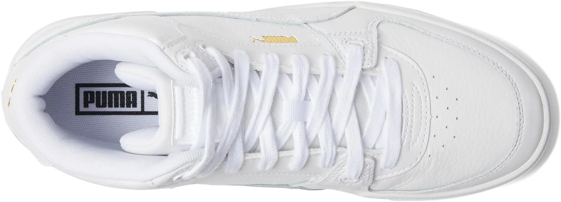 California Pro Mid PUMA Sneakers in Puma White/Puma Team Gold