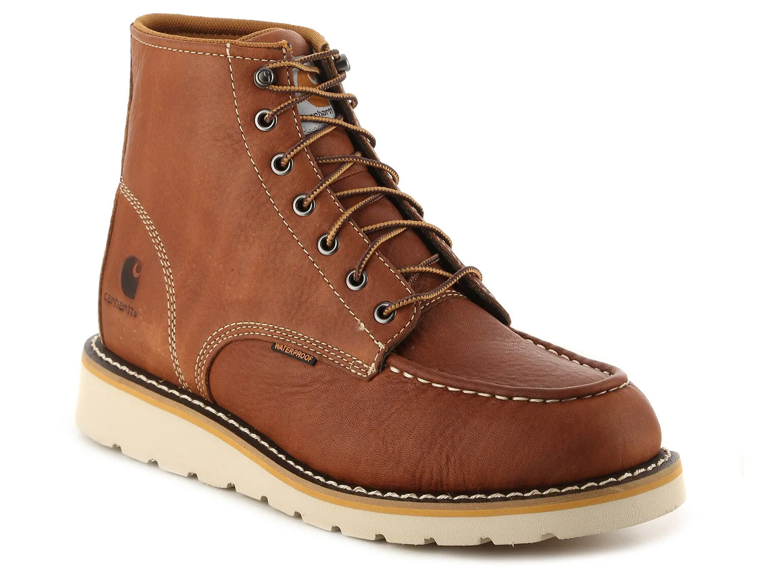 Carhartt wedge boots, brown