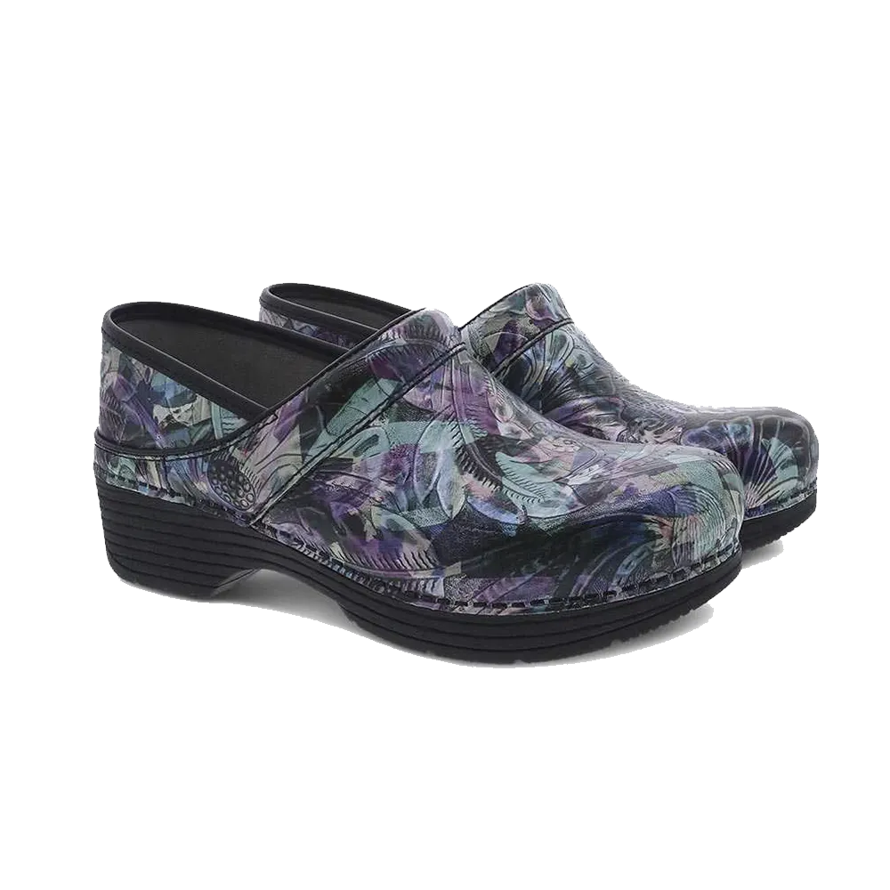 Dansko LT Pro Watercolor Tooled Clog