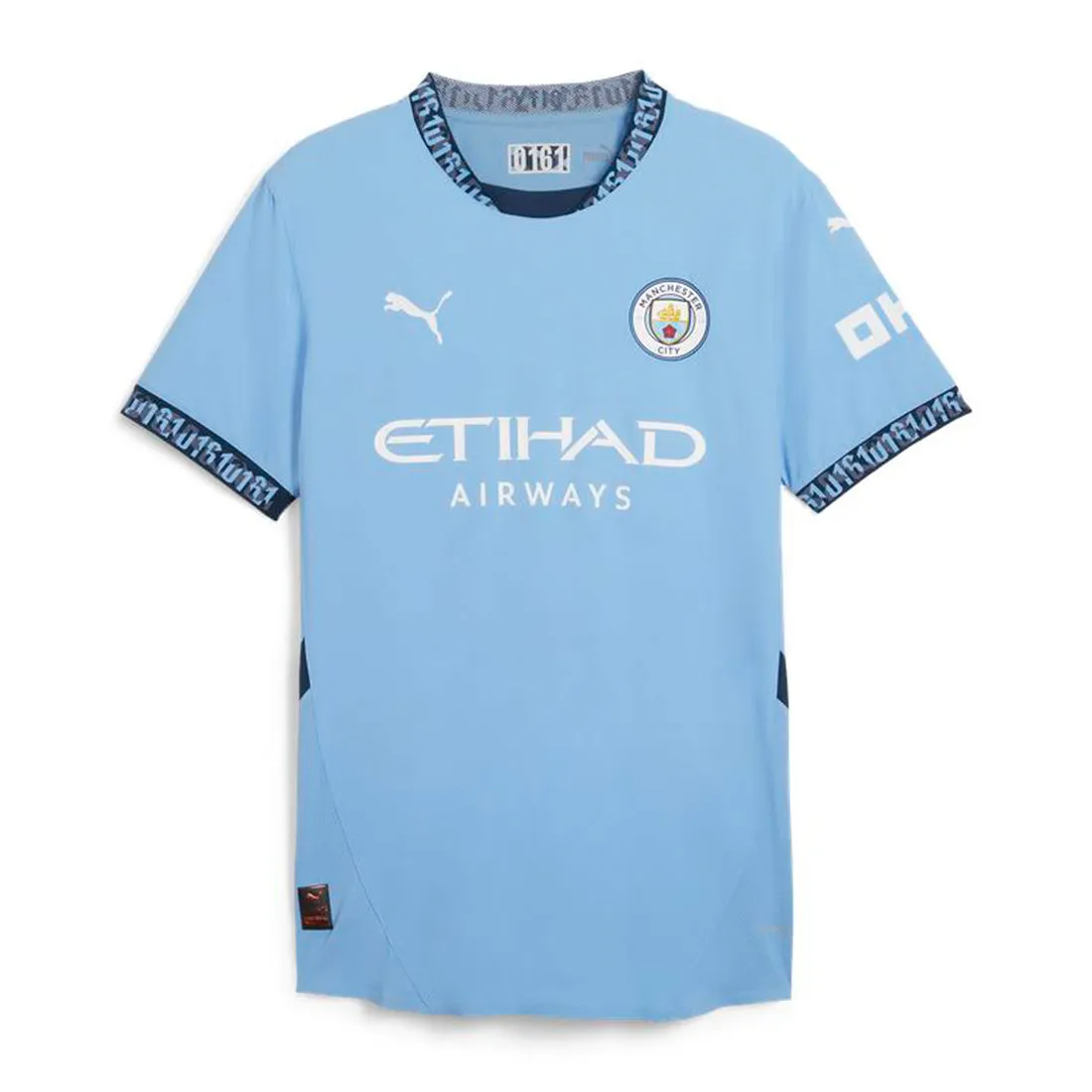 Manchester City FC 2024/25 PUMA Home Men's Authentic Jersey Blue