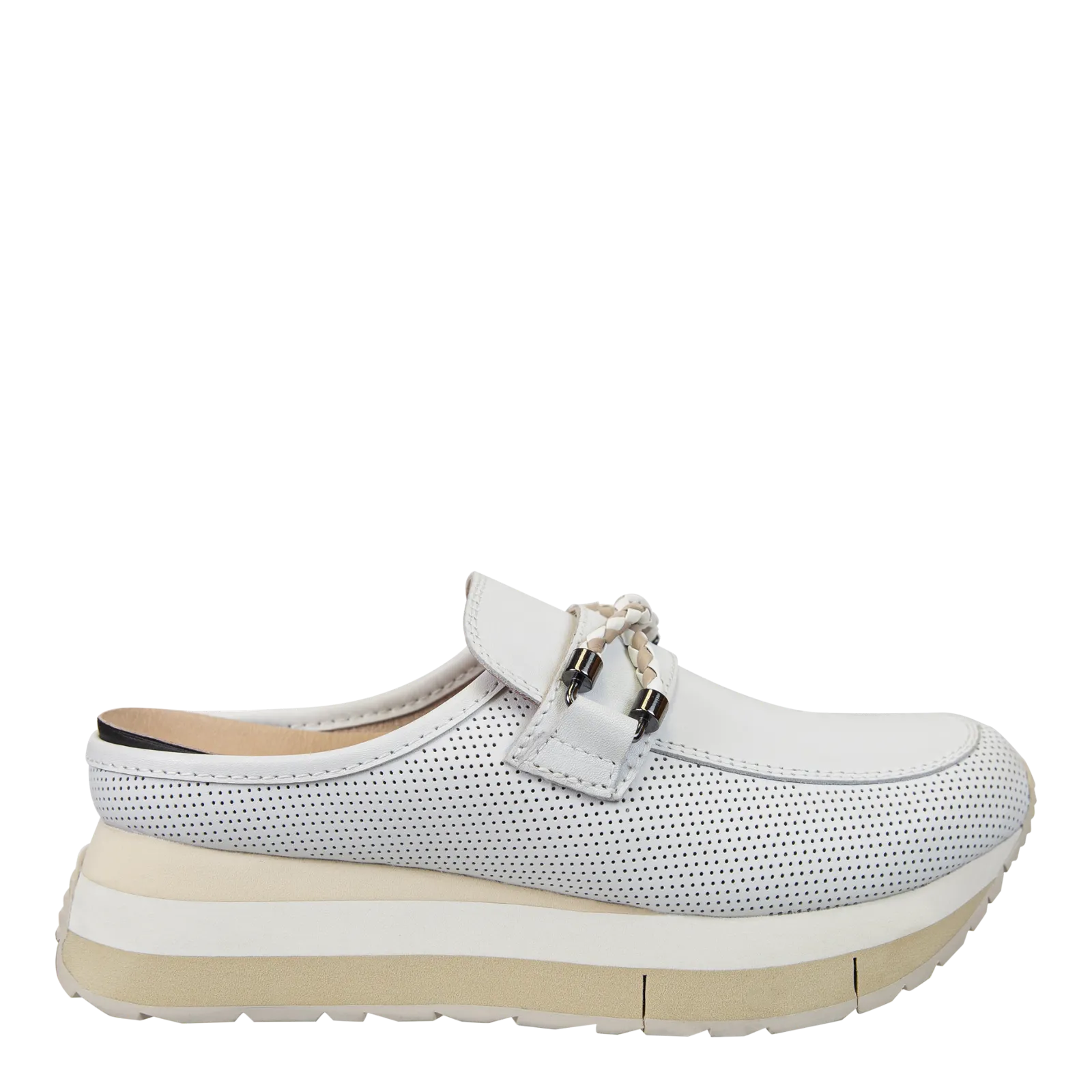 NAKED FEET - POLO in WHITE Platform Sneakers