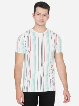 Off-White Printed Slim Fit T-Shirt | JadeBlue