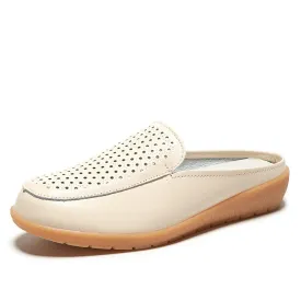 Owlkay  Fashionable Versatile Casual Cutout Loafers