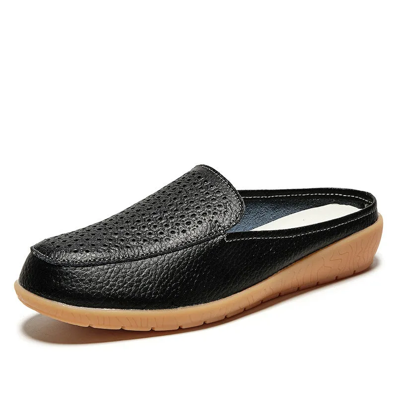 Owlkay  Fashionable Versatile Casual Cutout Loafers