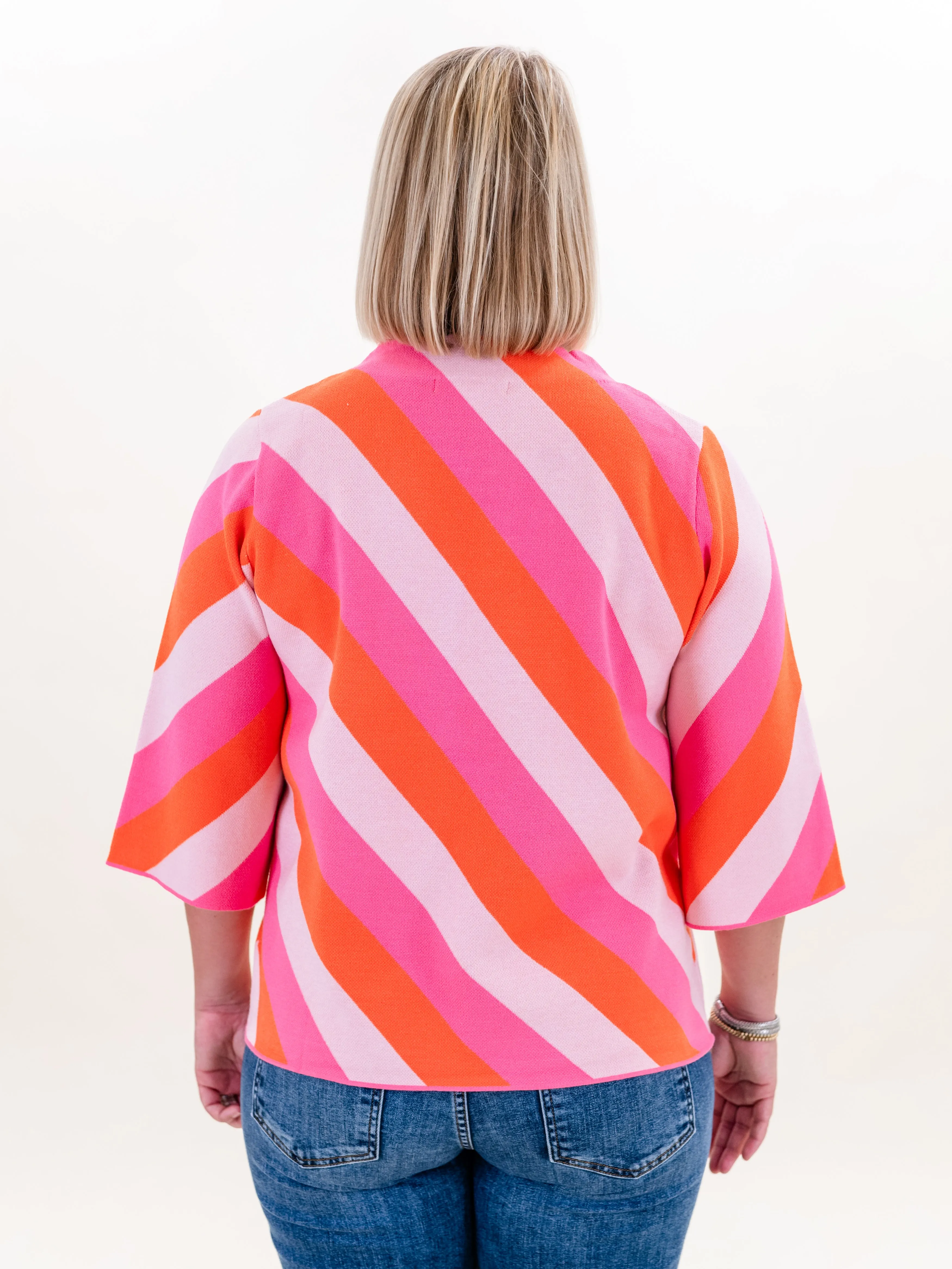 Phoebe Stripe Sweater by Michelle McDowell