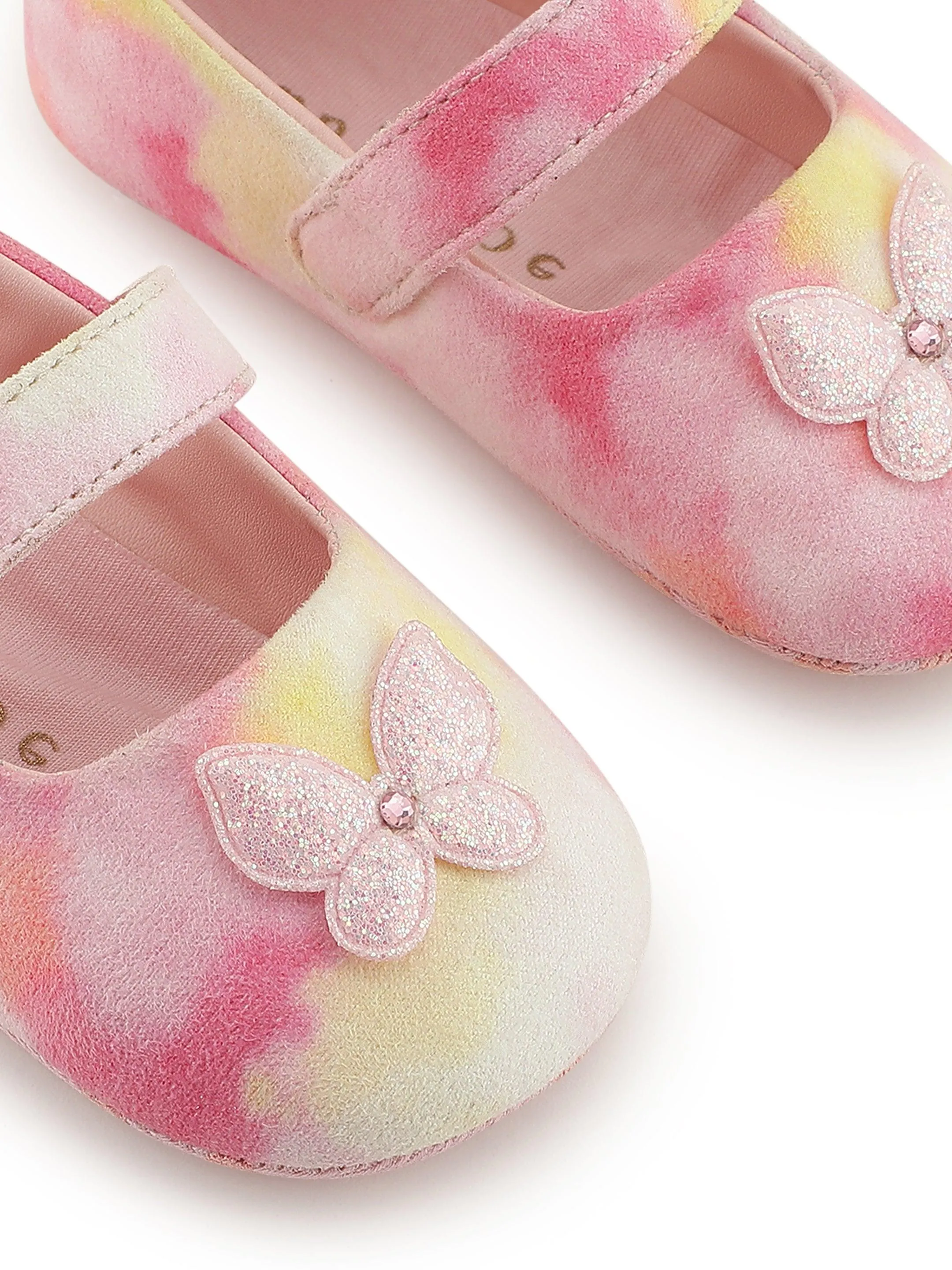 Pink Tye Dye Mary Janes