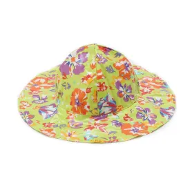 Pluie Pluie Girls RH - LF Lime Flower Rain Hat