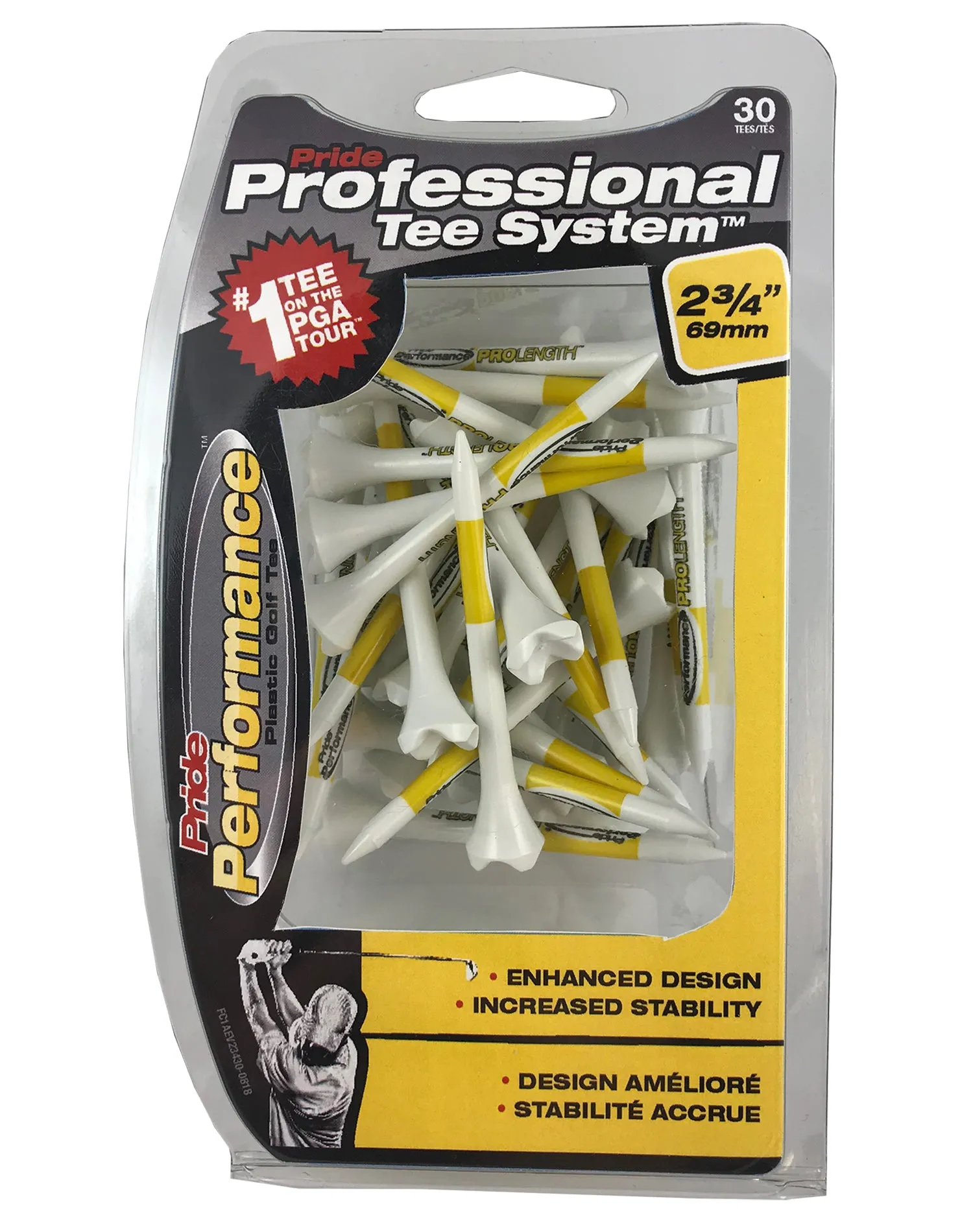 Pride Performance Plastic PTS Golf Tees