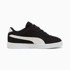 PUMA KID'S CLUB II BLACK/WHITE SNEAKER SHOES