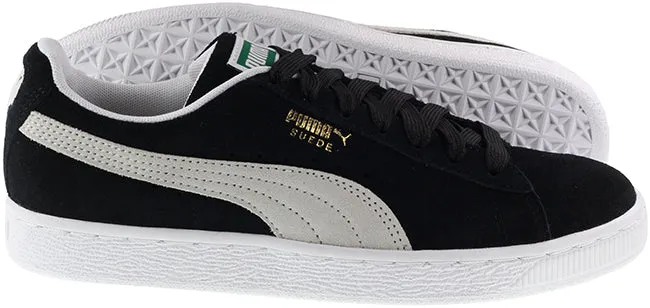 Puma Trainers Womens Suede Classic Plus Black White