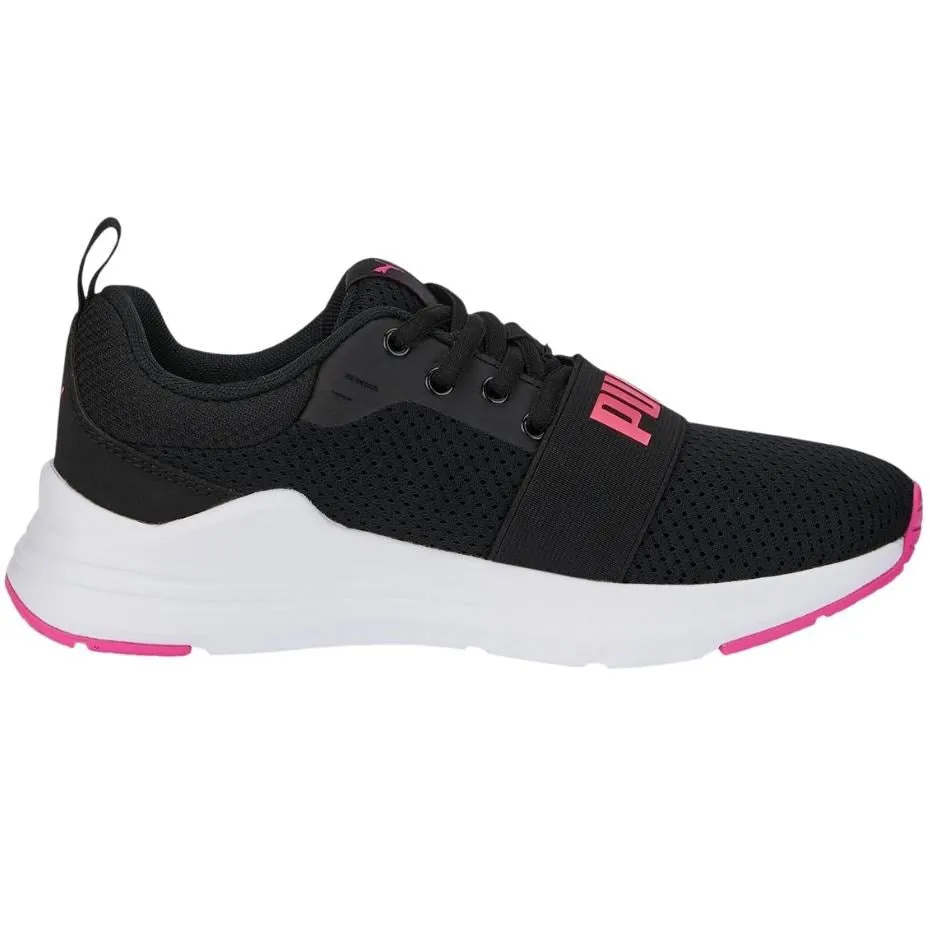 Puma Wired Run Jr Kids' Shoes Black 374214 20 37.5