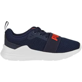 Puma Wired Run Ps Kids' Shoes Navy Blue 374216 21 31