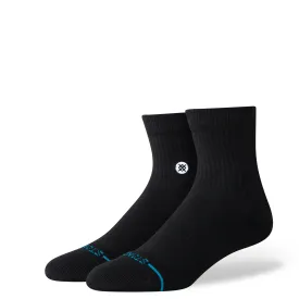 Stance Icon Quarter Socks - BLACK