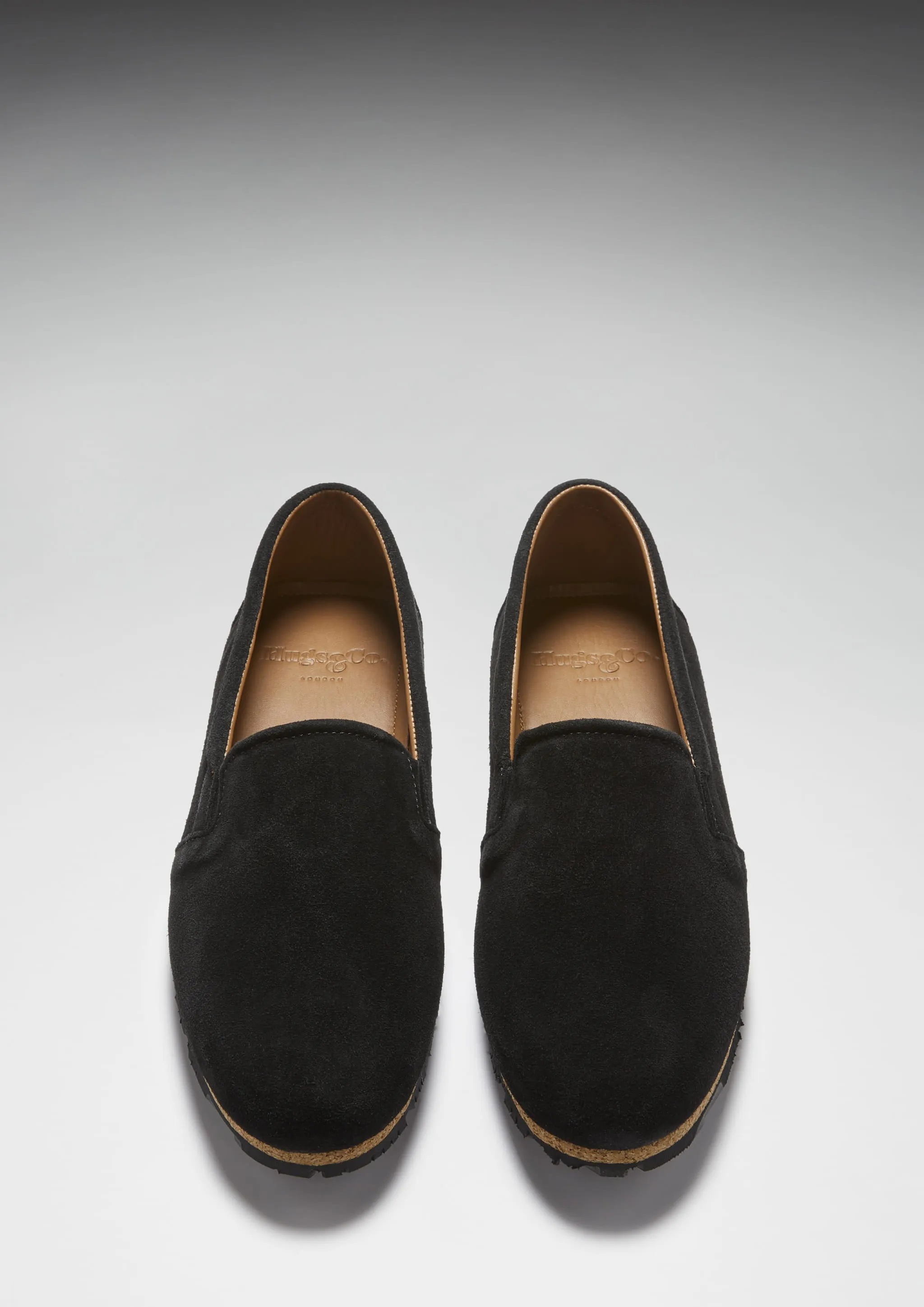 Tyre Sole Espadrilles, black suede