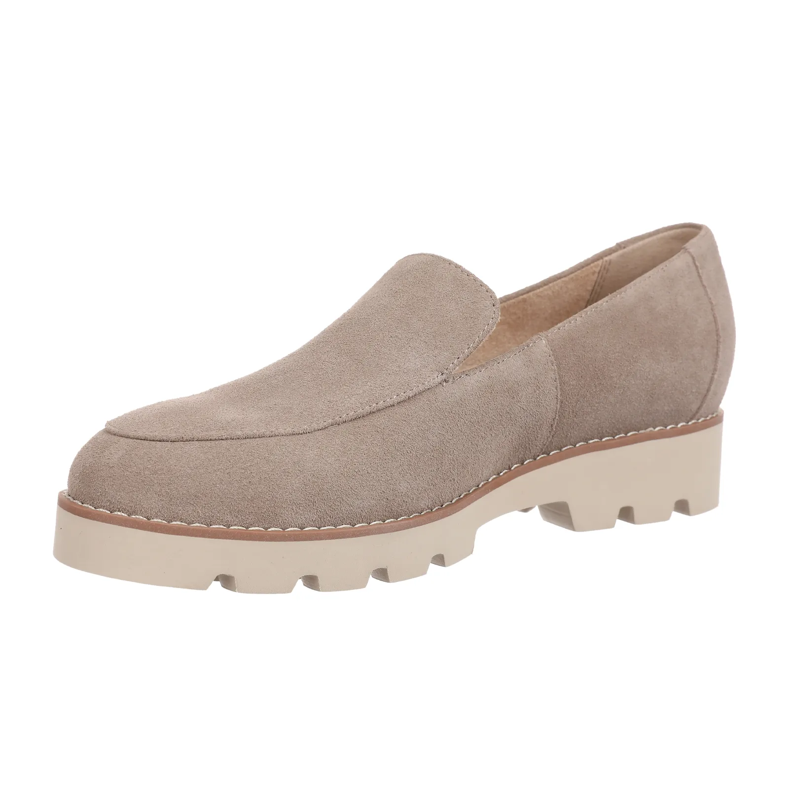 Vionic Kensley Slip On Loafer (Women) - Taupe Suede