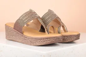 Women Antique Wedge Heels