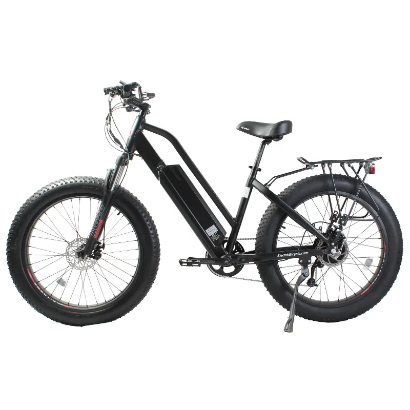 X-Treme Boulderado Fat Tire Step-Through Electric Mountain Bicycle, 48V/17Ah, 500W