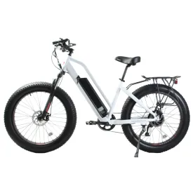 X-Treme Boulderado Fat Tire Step-Through Electric Mountain Bicycle, 48V/17Ah, 500W