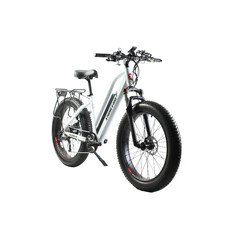 X-Treme Boulderado Fat Tire Step-Through Electric Mountain Bicycle, 48V/17Ah, 500W